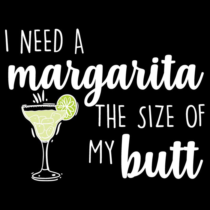 I Need A Margarita The Size Of My Butt 16 in Basic Backpack