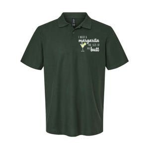 I Need A Margarita The Size Of My Butt Softstyle Adult Sport Polo