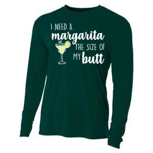 I Need A Margarita The Size Of My Butt Cooling Performance Long Sleeve Crew