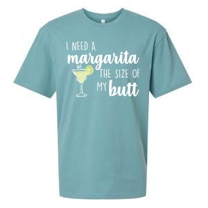 I Need A Margarita The Size Of My Butt Sueded Cloud Jersey T-Shirt