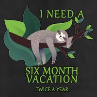 I Need A Six Month Vacation Adult Drive Performance Visor