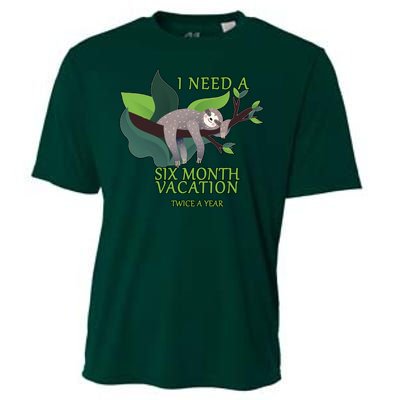 I Need A Six Month Vacation Cooling Performance Crew T-Shirt