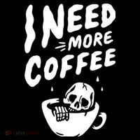 I Need More Coffee Funny Skeleton Sustainable Beanie