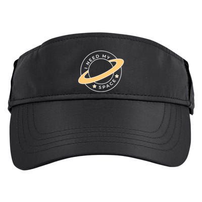 I Need My Space Planet Adult Drive Performance Visor