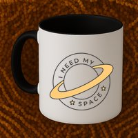 I Need My Space Planet Mug