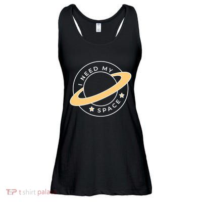 I Need My Space Planet Ladies Essential Flowy Tank
