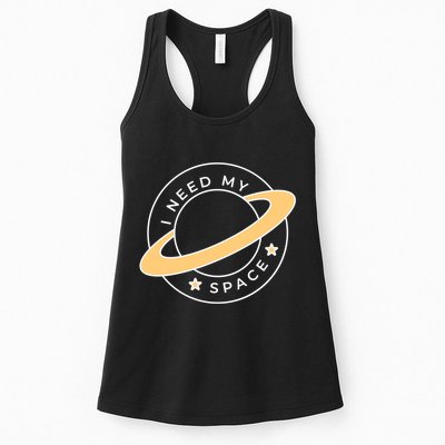 I Need My Space Planet Womens Tank Top