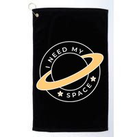I Need My Space Planet Golf Towel