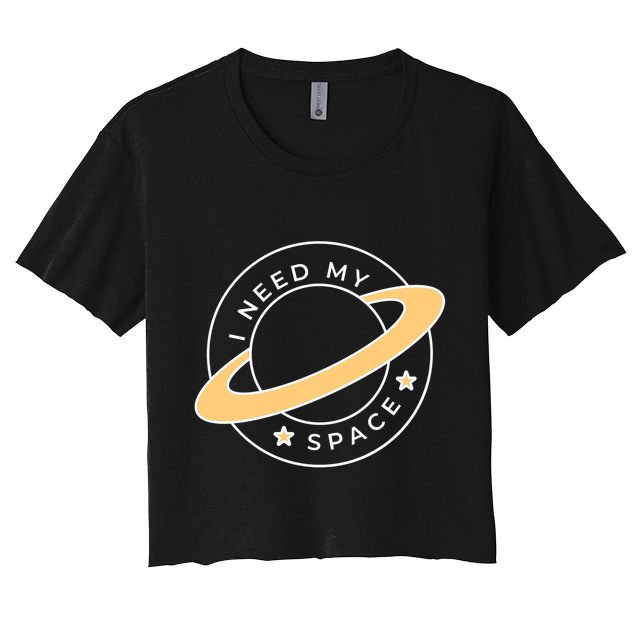 I Need My Space Planet Crop Top