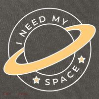 I Need My Space Planet Cotton Canvas Backpack