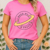 I Need My Space Planet Womens T-Shirt