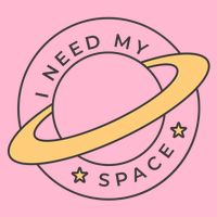 I Need My Space Planet Womens T-Shirt