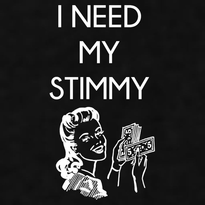 I Need My Stimmy Funny Stimulus Check Ladies PosiCharge Tri-Blend Wicking Tank