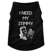 I Need My Stimmy Funny Stimulus Check Doggie Tank