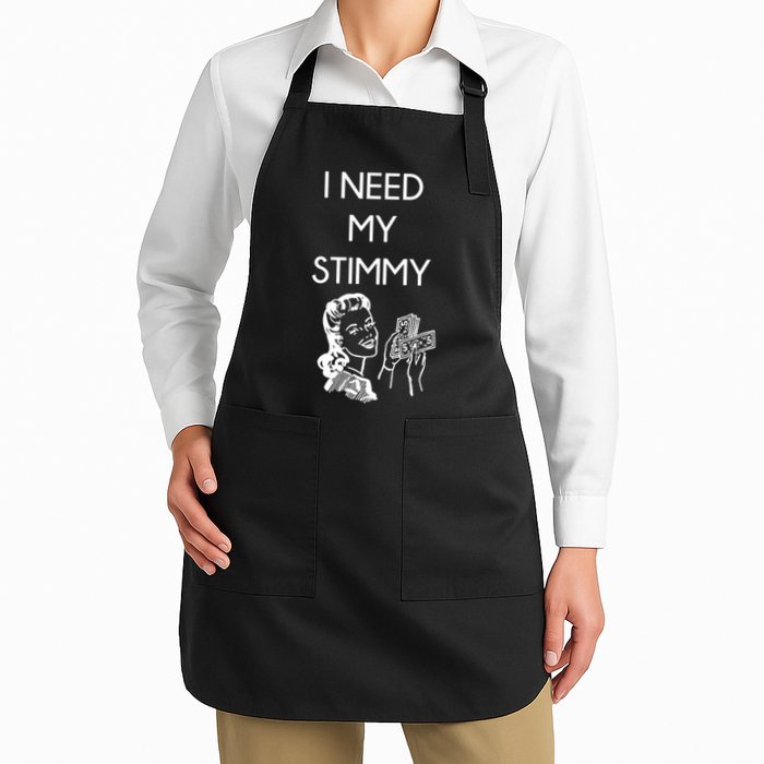 I Need My Stimmy Funny Stimulus Check Apron