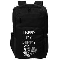 I Need My Stimmy Funny Stimulus Check Impact Tech Backpack