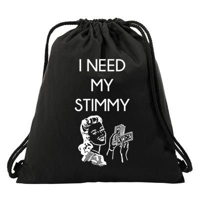 I Need My Stimmy Funny Stimulus Check Drawstring Bag