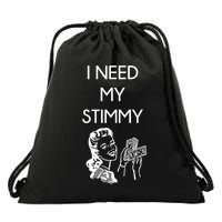 I Need My Stimmy Funny Stimulus Check Drawstring Bag