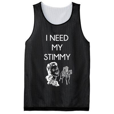 I Need My Stimmy Funny Stimulus Check Mesh Reversible Basketball Jersey Tank