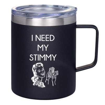 I Need My Stimmy Funny Stimulus Check 12oz Stainless Steel Coffee Mug