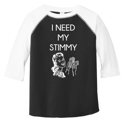 I Need My Stimmy Funny Stimulus Check Toddler Fine Jersey T-Shirt