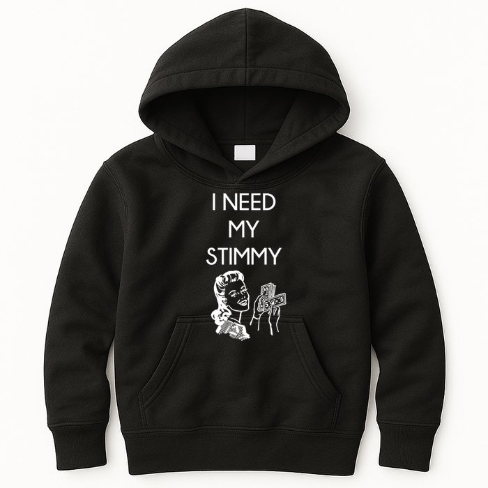 I Need My Stimmy Funny Stimulus Check Kids Hoodie