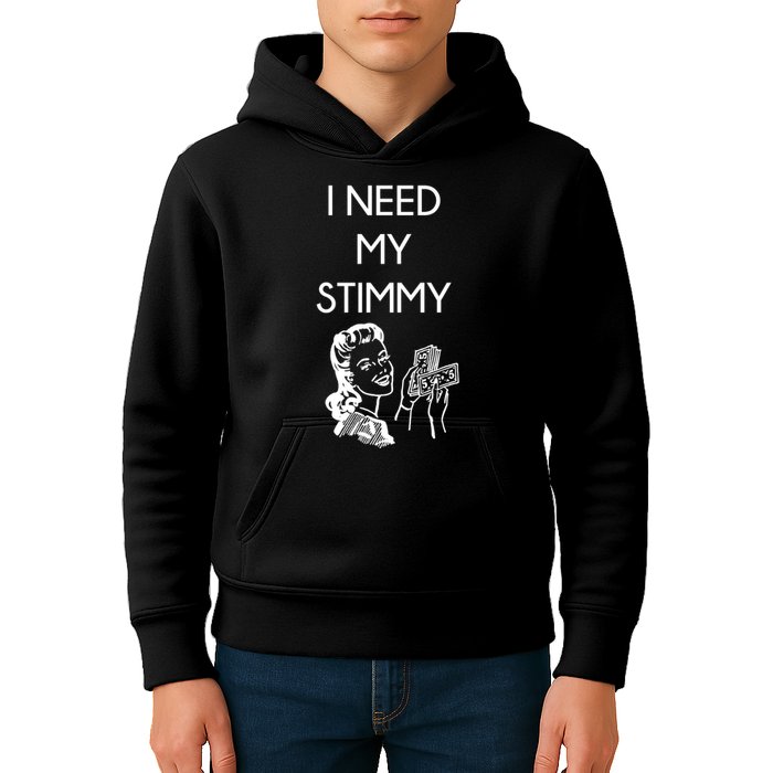 I Need My Stimmy Funny Stimulus Check Kids Hoodie