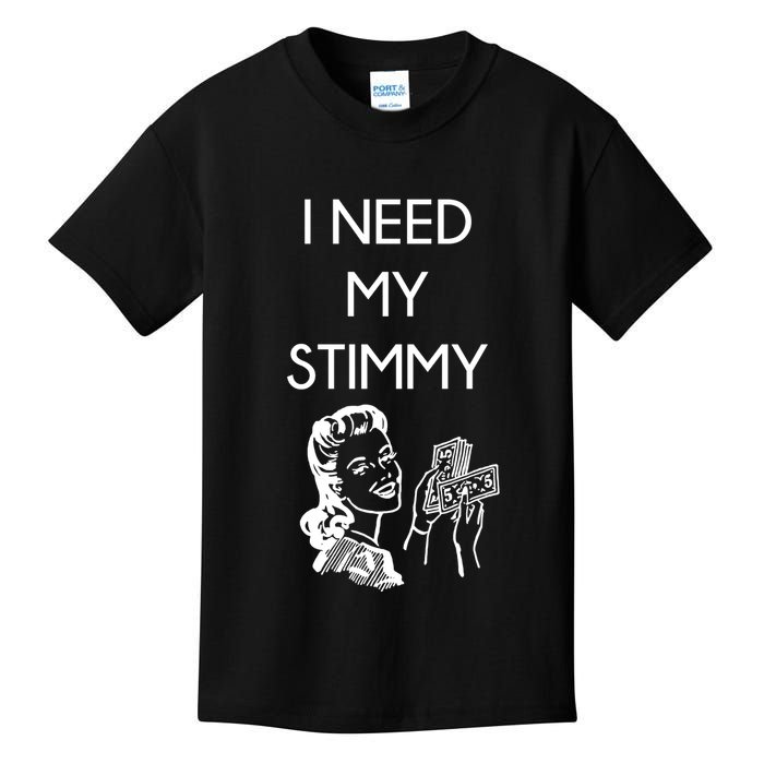 I Need My Stimmy Funny Stimulus Check Kids T-Shirt
