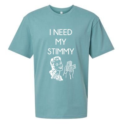 I Need My Stimmy Funny Stimulus Check Sueded Cloud Jersey T-Shirt