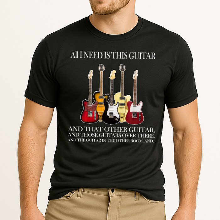 I Need My Ukulele Guitars Performance Shirt