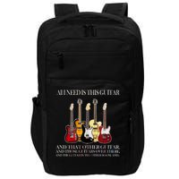 I Need My Ukulele Guitars Impact Tech Backpack