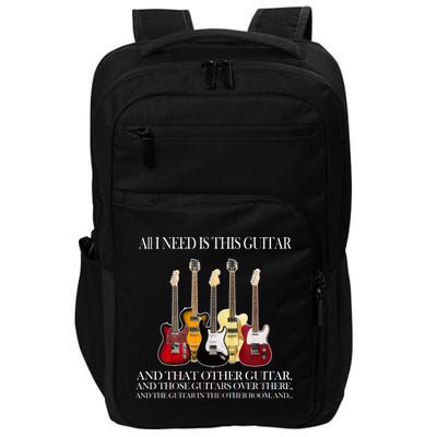 I Need My Ukulele Guitars Impact Tech Backpack