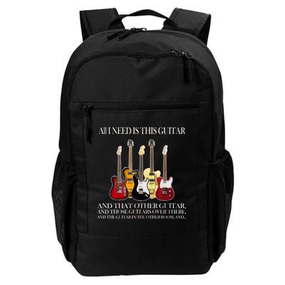 I Need My Ukulele Guitars Daily Commute Backpack