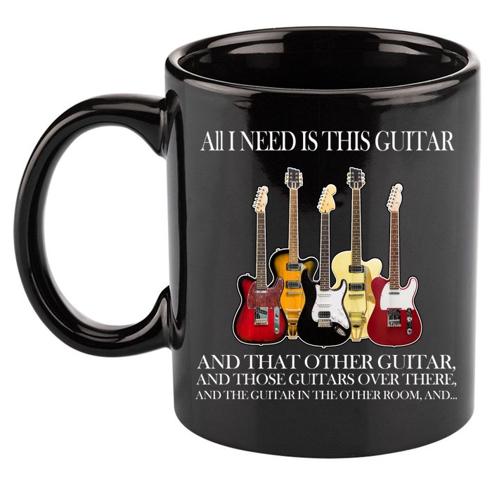 I Need My Ukulele Guitars 11oz C Handle Ceramic Mug