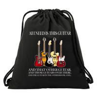 I Need My Ukulele Guitars Drawstring Bag