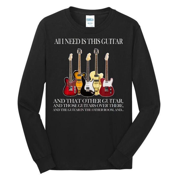 I Need My Ukulele Guitars Tall Long Sleeve T-Shirt