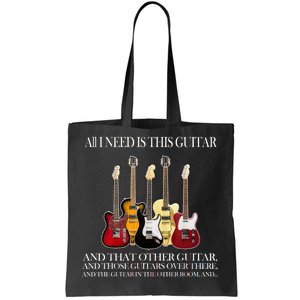 I Need My Ukulele Guitars Tote Bag