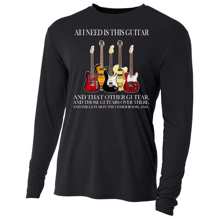 I Need My Ukulele Guitars Cooling Performance Long Sleeve Crew