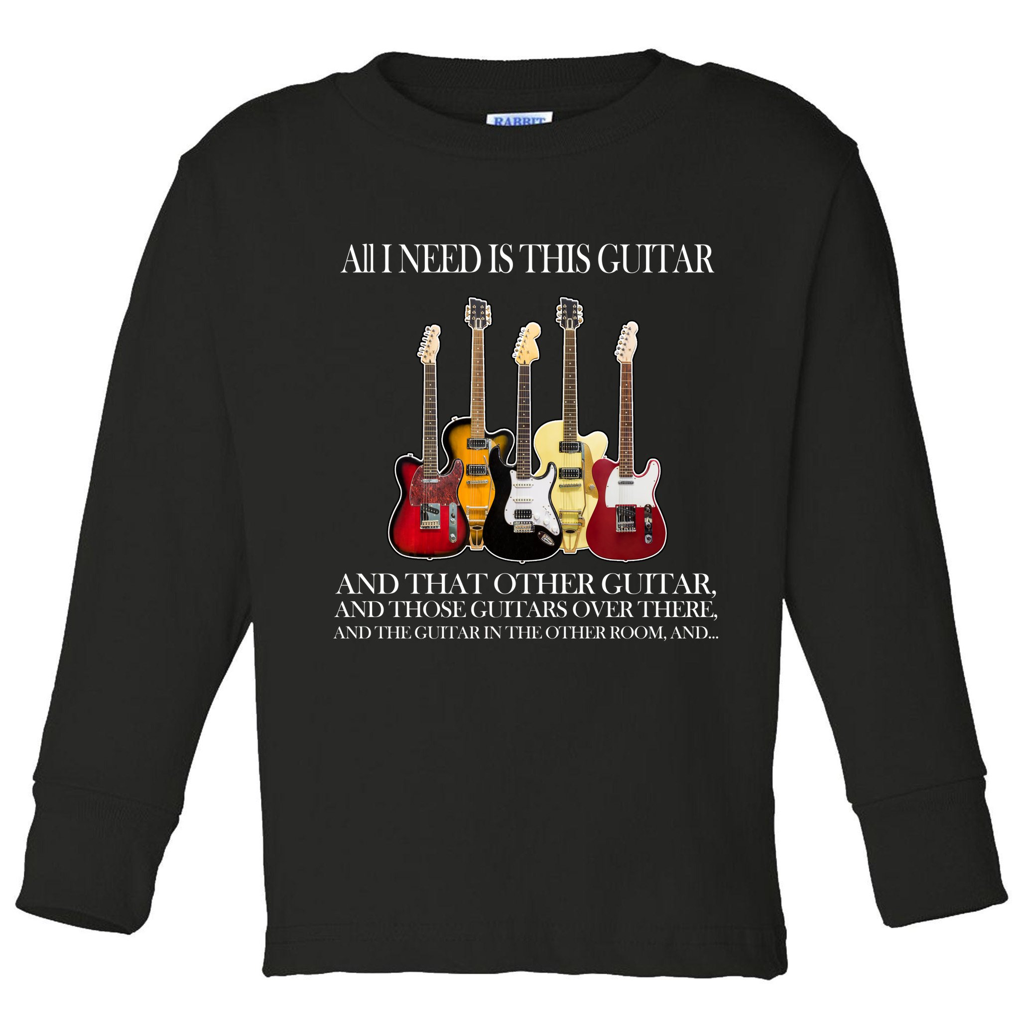 I Need My Ukulele Guitars Toddler Long Sleeve Shirt