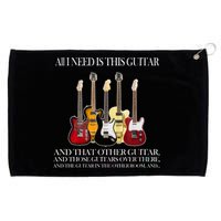 I Need My Ukulele Guitars Grommeted Golf Towel