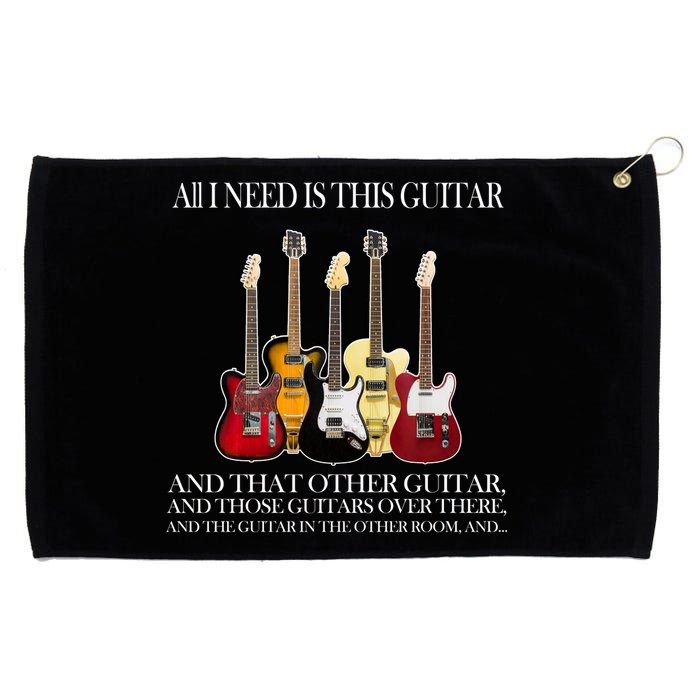 I Need My Ukulele Guitars Grommeted Golf Towel