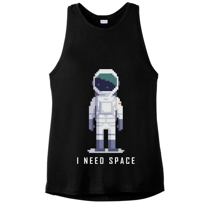 I Need Space Ladies PosiCharge Tri-Blend Wicking Tank