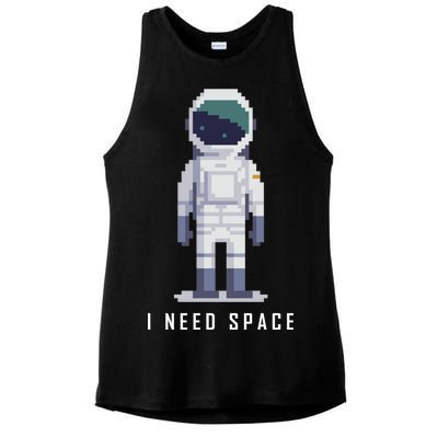 I Need Space Ladies PosiCharge Tri-Blend Wicking Tank