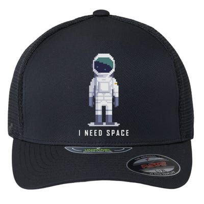 I Need Space Flexfit Unipanel Trucker Cap