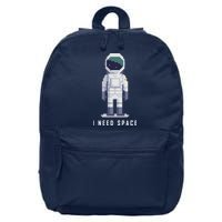 I Need Space 16 in Basic Backpack