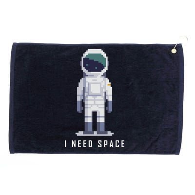 I Need Space Grommeted Golf Towel