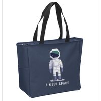 I Need Space Zip Tote Bag