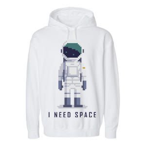 I Need Space Garment-Dyed Fleece Hoodie