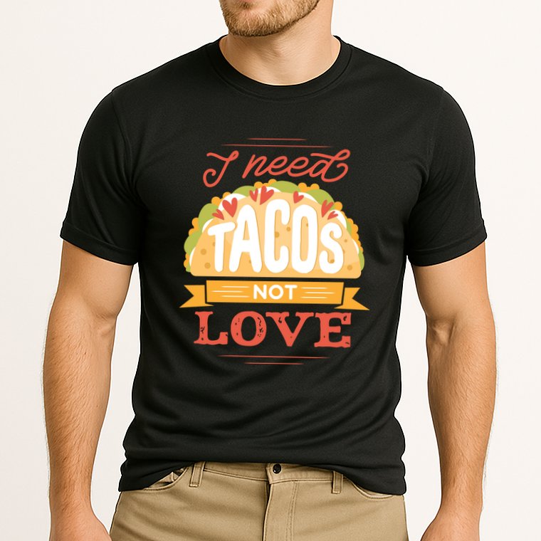 I Need Tacos Not love Performance Shirt