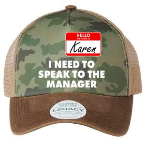 I Need To Speak To The Manager Karen Costume Legacy Tie Dye Trucker Hat